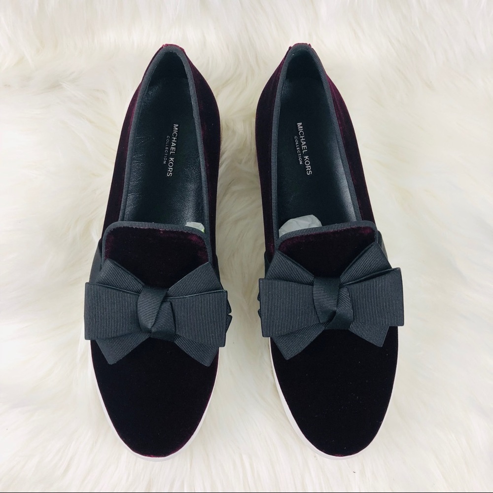 Michael Kors Collection Val Velvet Platforms
